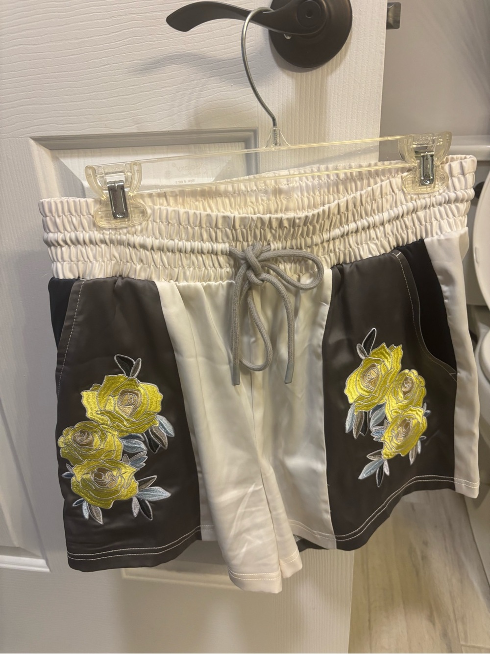 FP Movement by Free People Cream High-Waist Shorts- in the ring shorts - Picture 2 of 5
